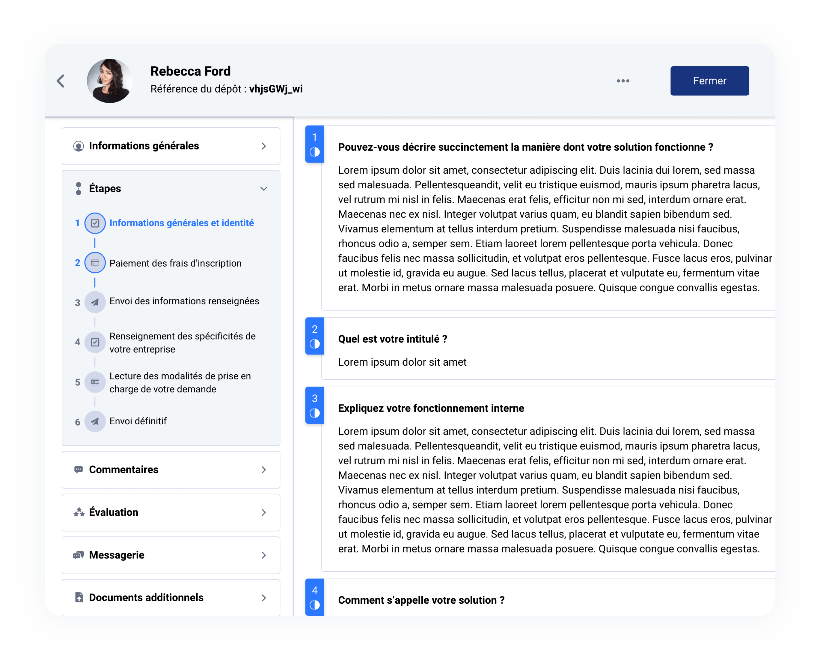 Wiin dashboard